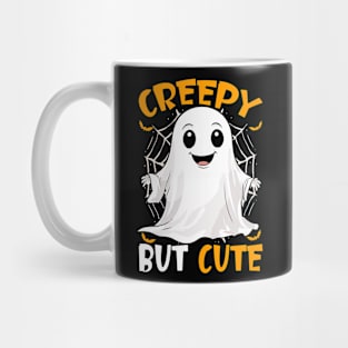 Halloween Creepy But Cute Ghost Funny Saying Mug